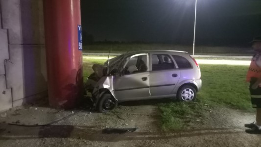 Córdoba: accidente fatal en Circunvalación al chocar contra un puente