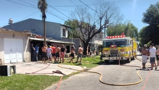 Tragedia en Campana: cuatro nenes murieron por el incendio de una casa