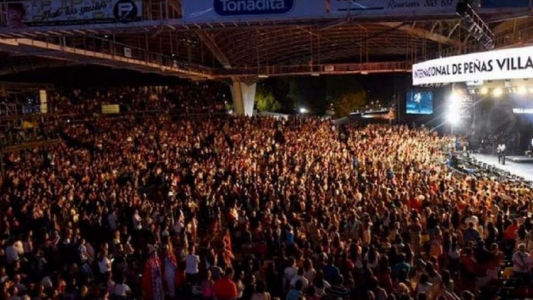 Inauguración del Festival de Peñas en Villa María