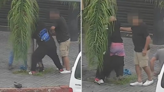 Video: un hombre quiso robar una verdulería con un cuchillo y los vecinos lo retuvieron