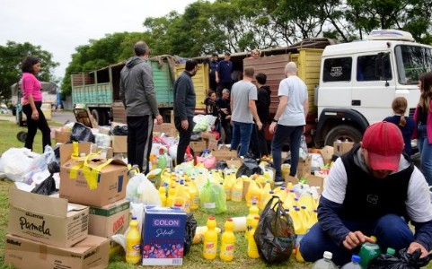 Córdoba Solidaria: más de 60 mil kilos de donaciones rumbo a Bahía Blanca