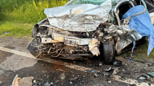 Trágico choque en la antigua ruta 9 deja dos muertos