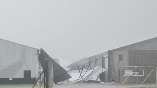 Intensas lluvias en Laborde y Monte Maíz