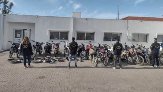 Operativo antipicadas en Villa María: seis detenidos y motos secuestradas
