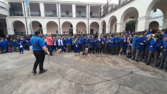 Festejo y emociones en el colegio León XIII tras la elección del nuevo Papa