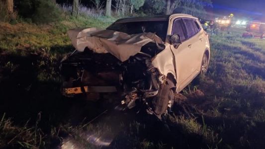 Trágico choque en Ruta 6 cerca de Justiniano Posse