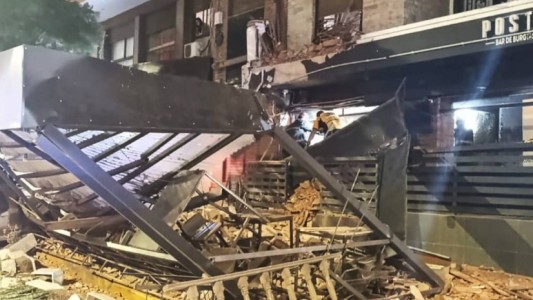 Se derrumbó el techo de un bar en Güemes: murió un hombre y hay 7 heridos