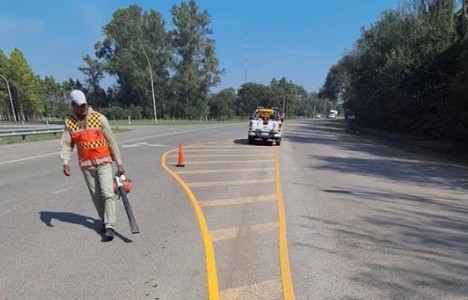 Vialidad Nacional mejoró la señalización en rutas de Córdoba