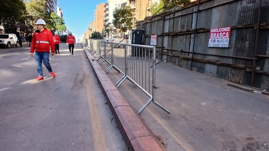 Habilitan la mano norte de Bulevar San Juan tras finalizar trabajos por el derrumbe