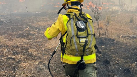Incendios en Córdoba: controlados y con un detenido en Traslasierra