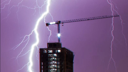 Fuertes tormentas, granizo y actividad eléctrica: lo que dejó la ciclogénesis en Córdoba