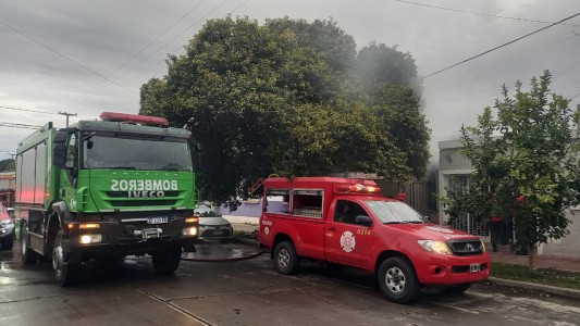 Fuego en Alta Córdoba: una mujer resultó herida tras un incendio