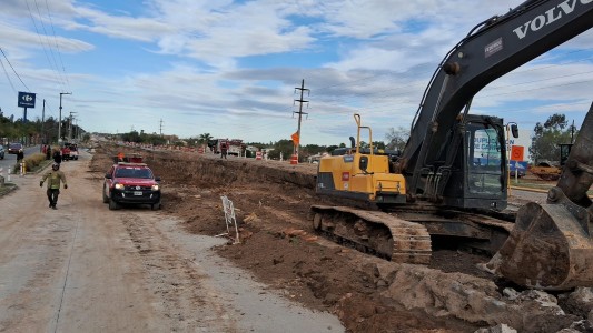 Villa Allende: obreros rompen un caño de gas en una obra y generan desvíos en la zona