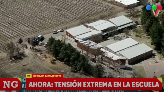 Mendoza: la adolescente entregó su arma y la policía controló la situación