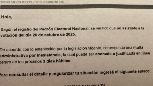 Nuevo caso de phishing: circula un mail falso con multas para quienes no hayan votado en las legislativas 2026