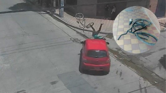 Habló la ciclista que fue embestida en barrio Empalme