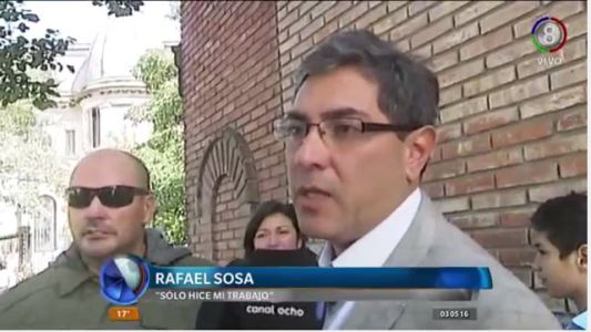 Condenaron a Rafael Sosa pero quedará en libertad