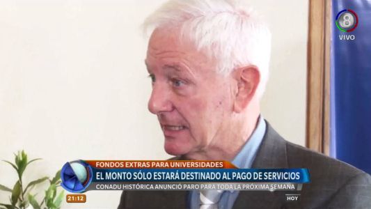 Los fondos para las universidades se destinarán al pago de servicios