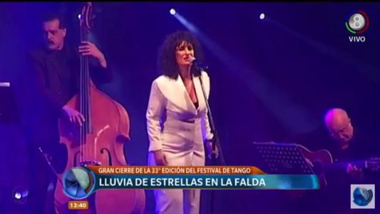 Cierre a lo grande en el festival del tango de La Falda