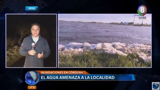 Teleocho Noticias en Arias: Situación dramática por los campos inundados