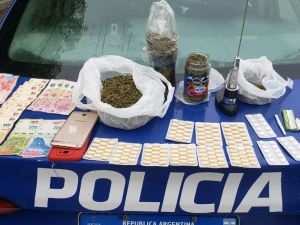 Detuvieron a un joven con drogas y psicofármacos valuados en cerca de $5 millones en Villa Dolores