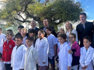 Martín Llaryora anunció viviendas y mejoras en infraestructura en el sudeste cordobés