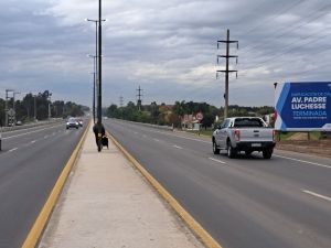 Quedó habilitado el último tramo de la duplicación de calzada de la avenida Padre Luchesse