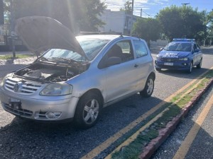 Escaló para entrar a una empresa, robó un auto y fue detenido en Cerro de las Rosas