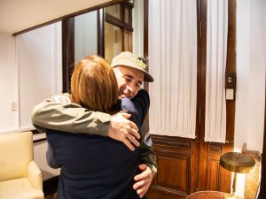 Bullrich se reunió con el gendarme Gallo y criticó a la AFA por intentar apropiarse del caso