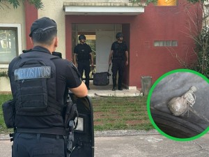 Hallazgo de una granada en una casa de Valle Escondido movilizó a la policía