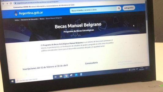 Lanzan la convocatoria 2026 de las Becas Manuel Belgrano para carreras estratégicas