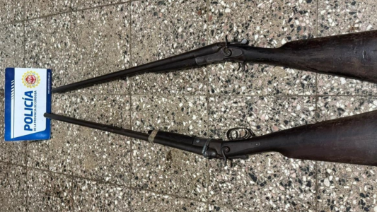 Cuatro detenidos en Tulumba por trasladar escopetas ilegales en un auto