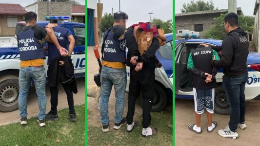 Villa María: detienen a dos menores por un robo tras varios allanamientos