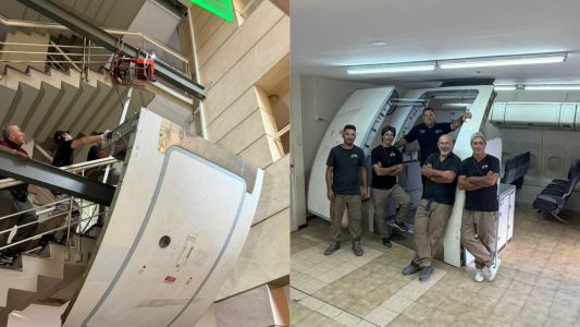 Un avión llegó al corazón de Nueva Córdoba convertido en aula de entrenamiento para futuros profesionales