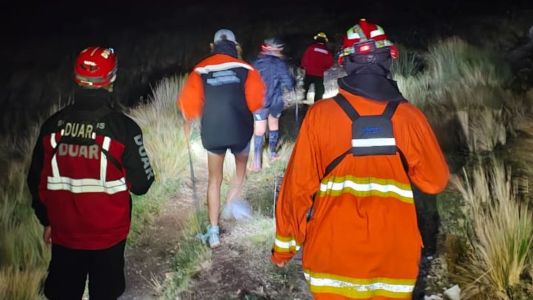 Rescate exitoso en el Champaquí: encontraron a dos excursionistas desorientadas