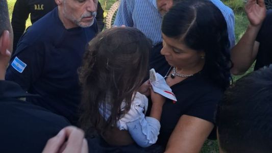 Hallaron sana y salva a la nena de 2 años que era buscada intensamente en Cosquín