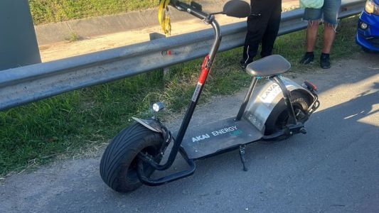 Hombre de 62 años fue sancionado por circular en monopatín por la Circunvalación