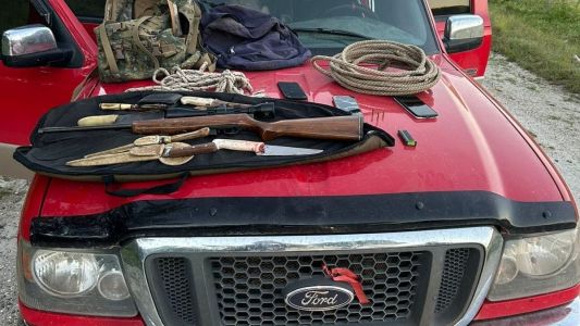 Detuvieron a tres hombres con arma y animales faenados, se secuestraron pruebas