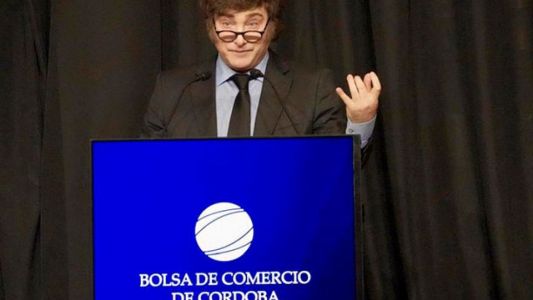 Milei visita Córdoba y expone ante empresarios en la Bolsa de Comercio