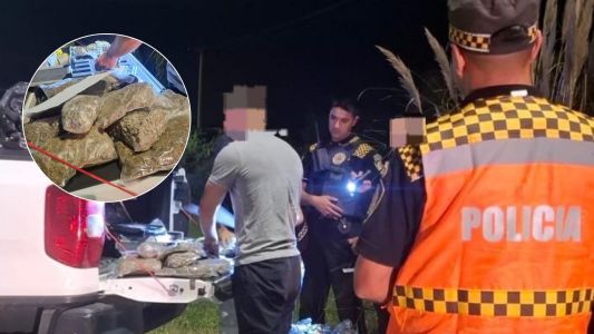 Secuestran más de 30 kilos de droga en un control sobre Ruta 36