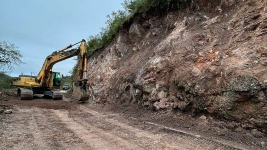 Habilitan el camino entre Cerro Colorado y Caminiaga tras tareas de prevención