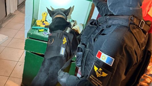 Allanamiento, detención y secuestro de drogas y dinero en Colonia Caroya, Córdoba