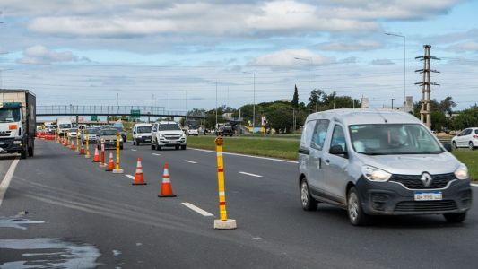 Precaución en Circunvalación: reducen la calzada en el arco norte por obras viales