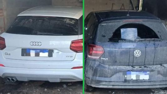 Recuperaron dos autos robados que estaban ocultos en una cochera del sur