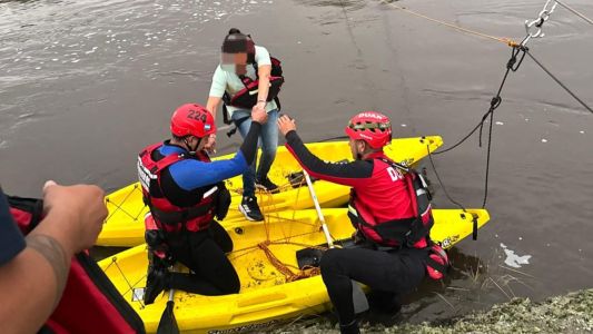Rescate heroico en Pampa de Achala: salvaron a tres docentes y tres alumnos varados