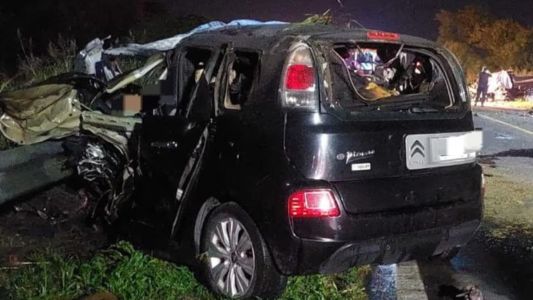 Tragedia en la ruta 158: dos hombres murieron tras un violento choque frontal en Córdoba