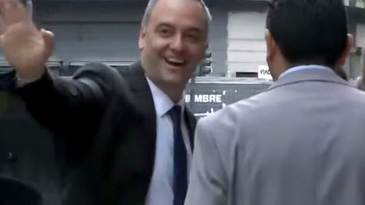 Manuel Adorni llegó al Congreso de la Nación para exponer su informe de gestión