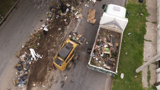 Erradicaron un punto crónico de arrojo de residuos en Marqués de Sobremonte