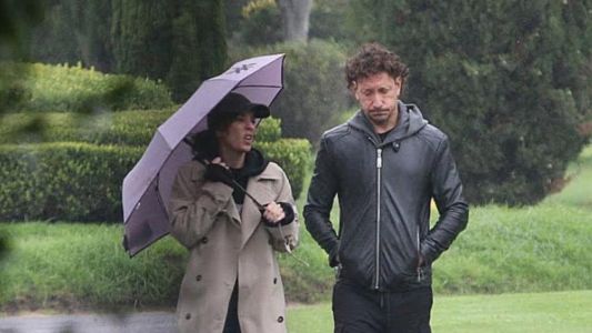 Dolor y reencuentro: Nico Vázquez y Gimena Accardi coincidieron en una despedida