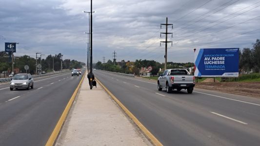 Quedó habilitado el último tramo de la duplicación de calzada de la avenida Padre Luchesse